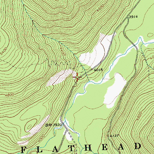 Topographic Map of Forks, MT