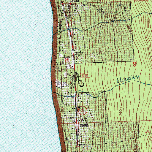 Topographic Map of Flathead Picnic Area, MT