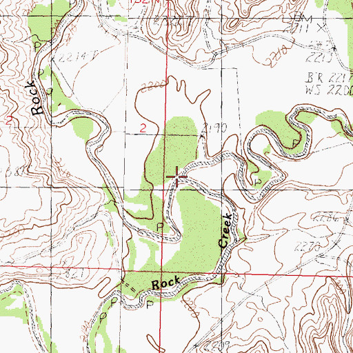 Topographic Map of Willow Creek, MT