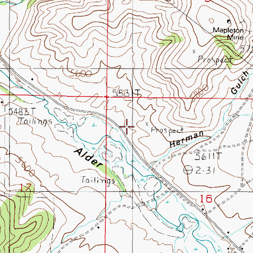 Topographic Map of Adobe (historical), MT