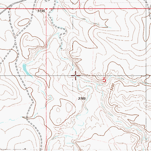 Topographic Map of Reynolds Draw, MT