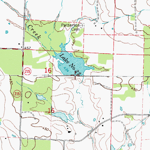 Topographic Map of Sixmile Creek Site 22 Dam, AR