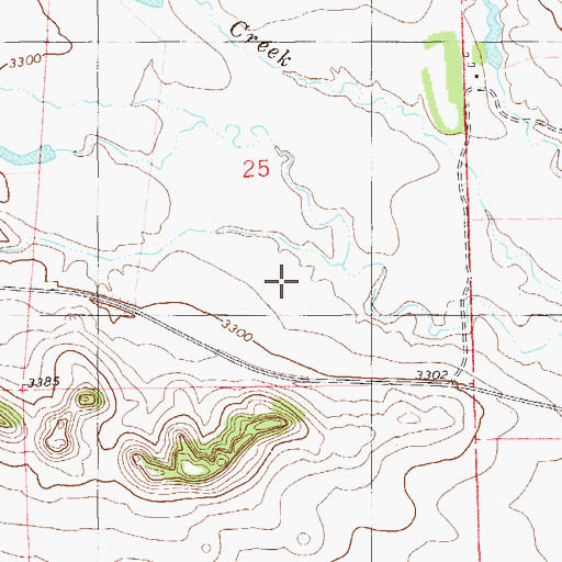 Topographic Map of Nies Dam, MT