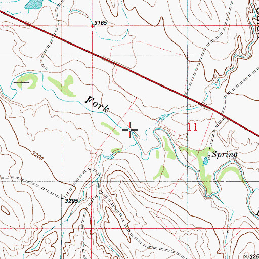 Topographic Map of Olson Gulch, MT