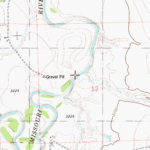 Topographic Map of Enerson Creek, MT