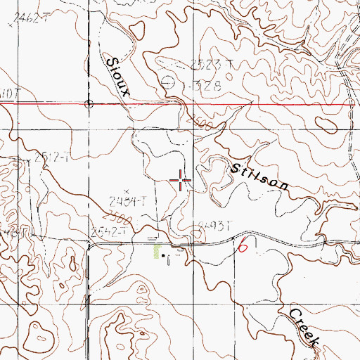 Topographic Map of Stilson Coulee, MT