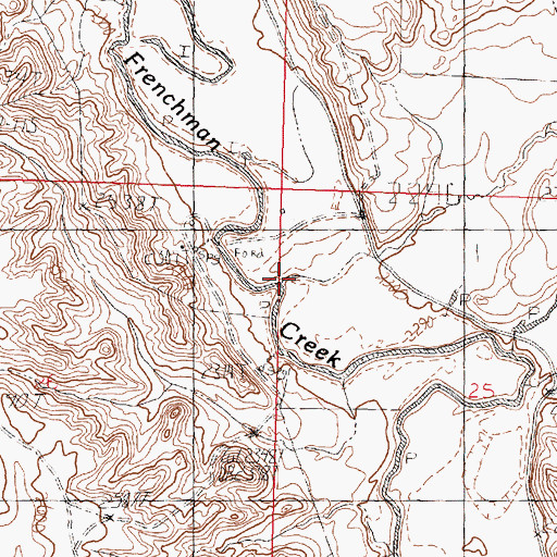 Topographic Map of Shed Coulee, MT
