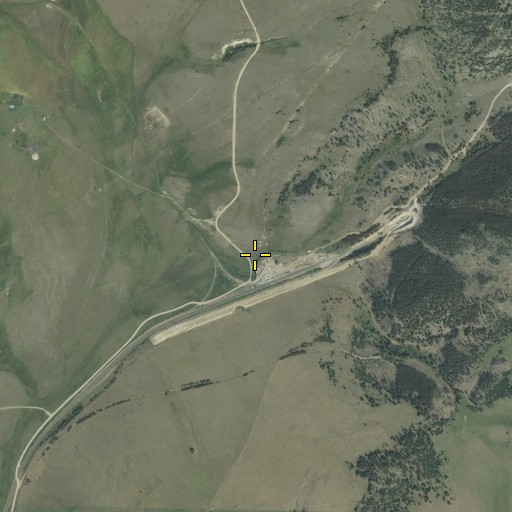 Aerial/Satellite Image of Blossburg, MT