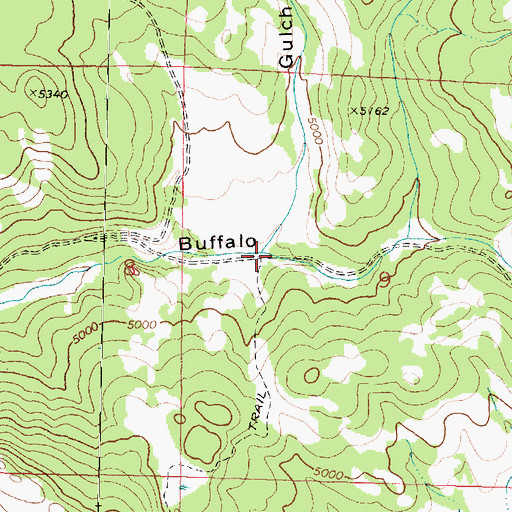 Topographic Map of California Gulch, MT