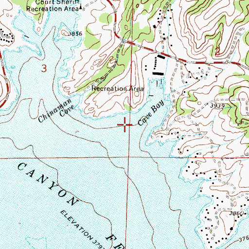 Topographic Map of Cave Gulch, MT