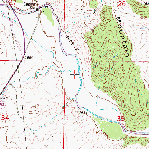 Topographic Map of Deadman Creek, MT