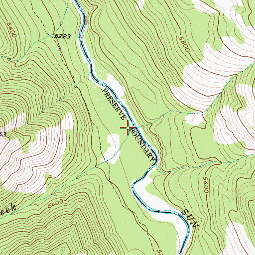 Topographic Map of Deer Creek, MT