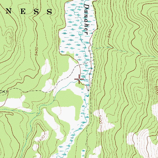 Topographic Map of Limestone Creek, MT
