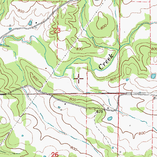 Topographic Map of East Arkansas Council Boy Scouts Lake, AR