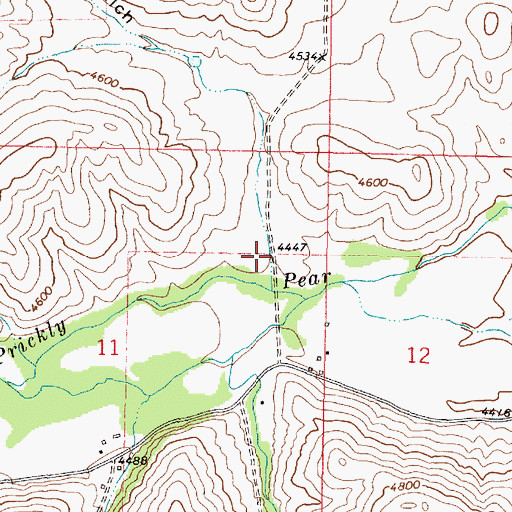 Topographic Map of Meagher Gulch, MT