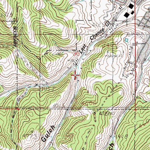 Topographic Map of Orofino Gulch, MT