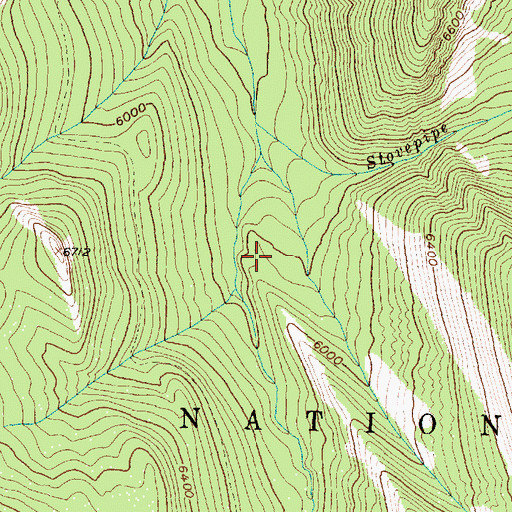 Topographic Map of Patricks Basin, MT