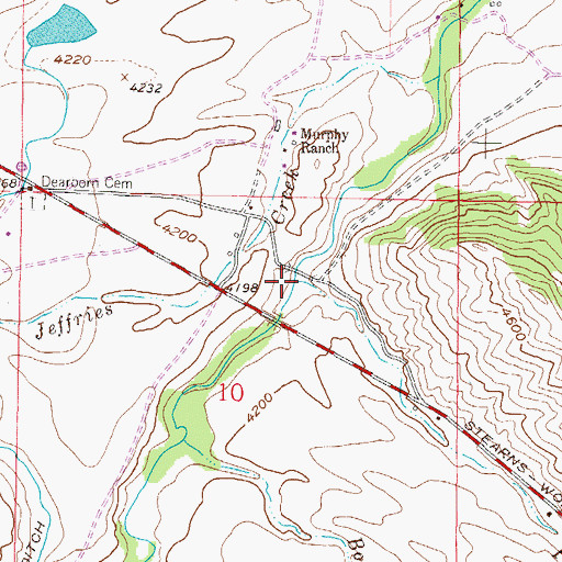 Topographic Map of Pruden Creek, MT