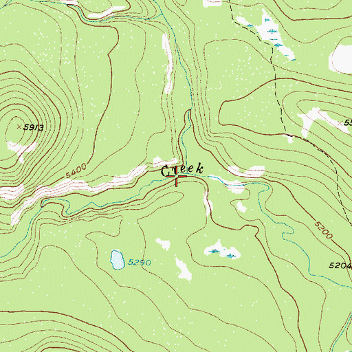 Topographic Map of Red Shale Creek, MT