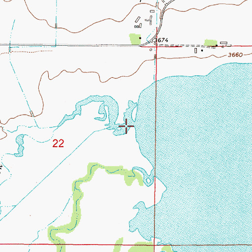 Topographic Map of Silver Creek, MT