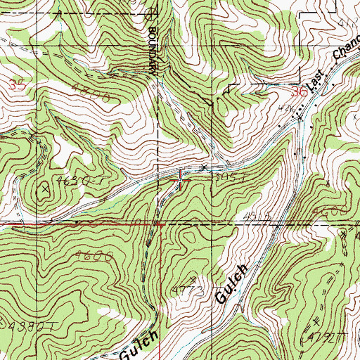 Topographic Map of Wakina Sky Gulch, MT