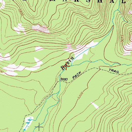 Topographic Map of Stadler Creek, MT