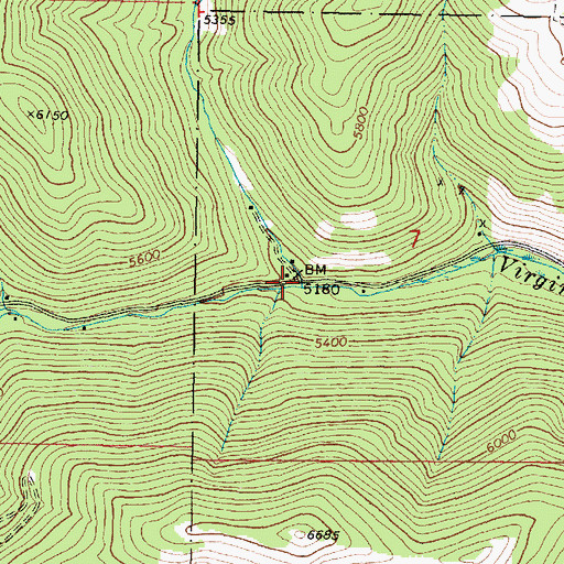 Topographic Map of Stemple Creek, MT