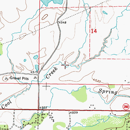 Topographic Map of Stonewall Creek, MT