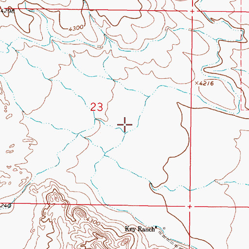 Topographic Map of Vaughn Ditch, MT