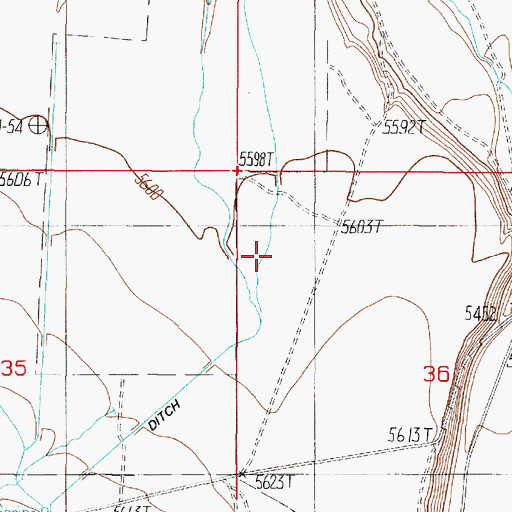 Topographic Map of McAtee Bridge Sportsmans Access, MT