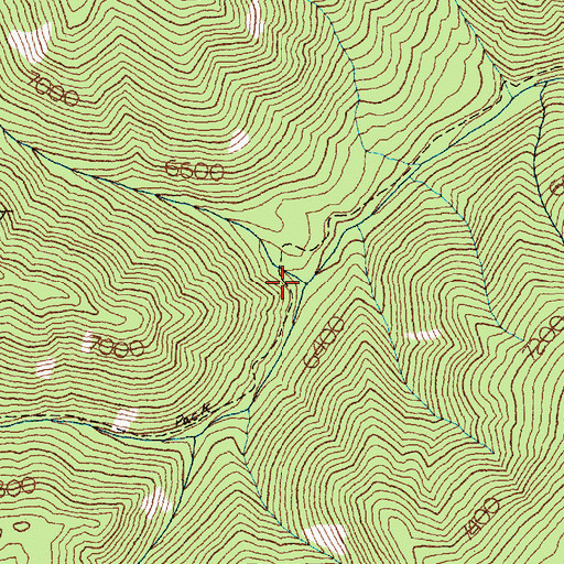Topographic Map of North Fork Deer Creek, MT