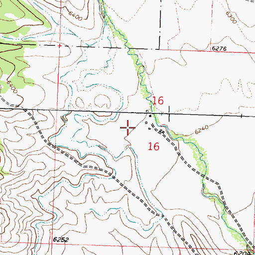 Topographic Map of M Heggelund, MT