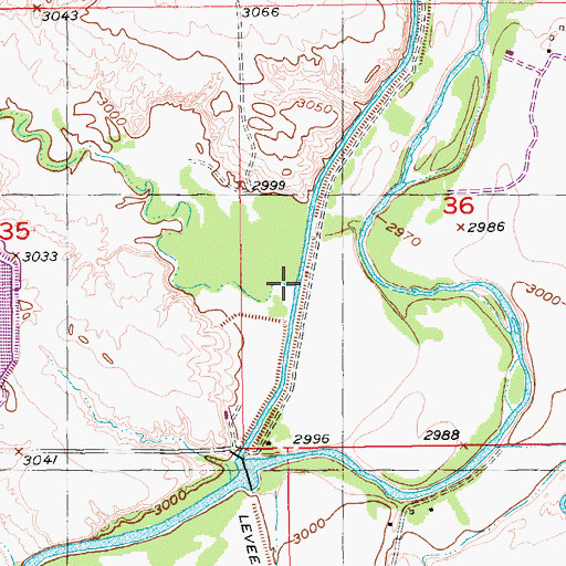 Topographic Map of Crow Creek, SD