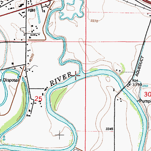 Topographic Map of Muddy Creek, MT