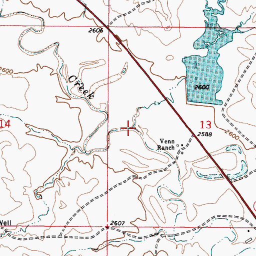 Topographic Map of Owens Coulee, MT
