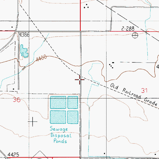 Topographic Map of Powers, MT