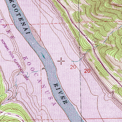 Topographic Map of Ural (historical), MT