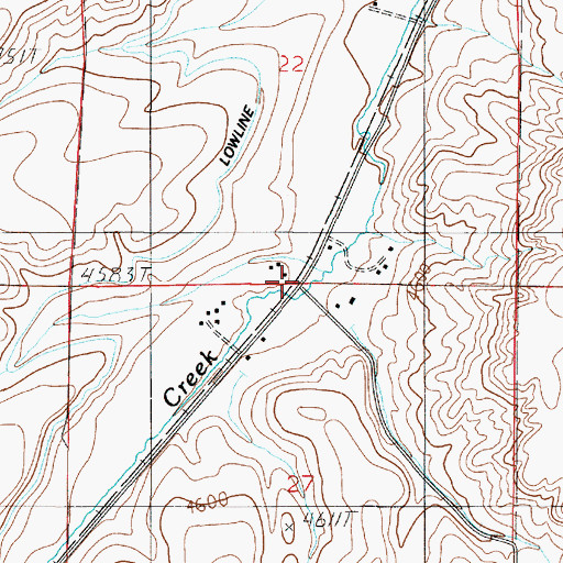 Topographic Map of Westlake, MT