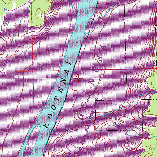 Topographic Map of Yarnell (historical), MT