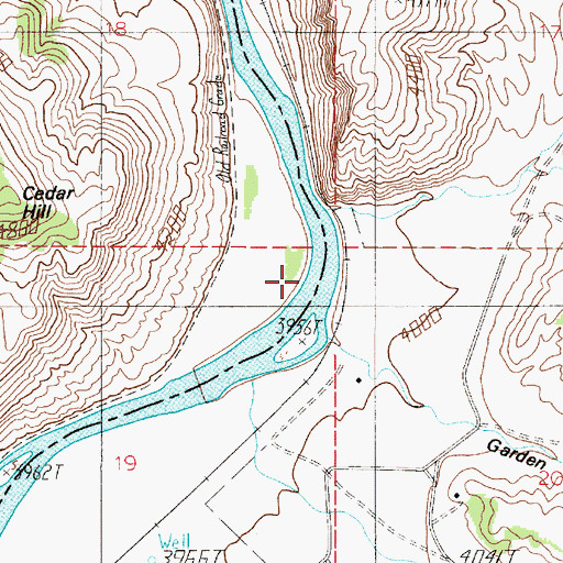 Topographic Map of Small Adit Mine, MT