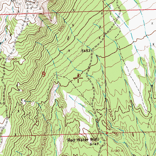 Topographic Map of Dandy Mine, MT