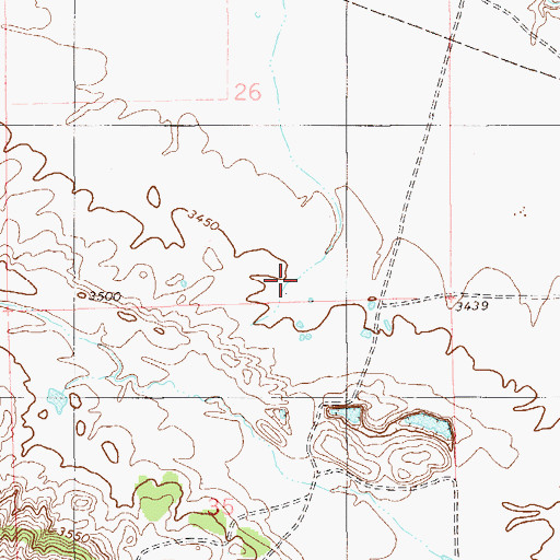 Topographic Map of B59-26-2 Mine, MT
