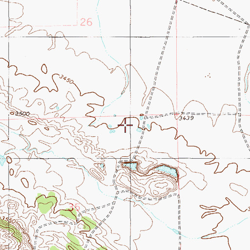 Topographic Map of B59-26-3 Mine, MT