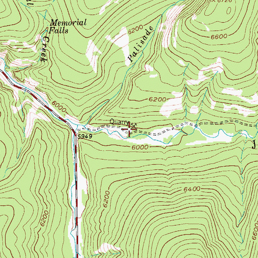 Topographic Map of NW NE Section 10 Mine, MT