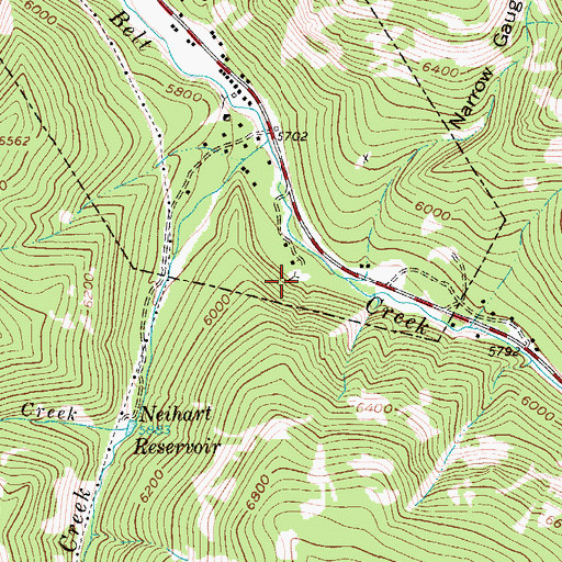 Topographic Map of Stallabrass Mine, MT