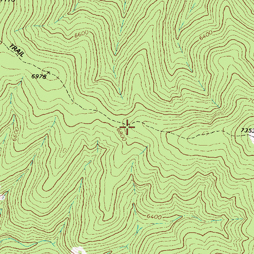 Topographic Map of SW SE Section 15 Mine, MT