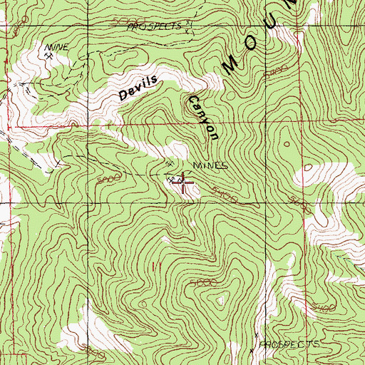 Topographic Map of Western Mines Number 3 Mine, MT