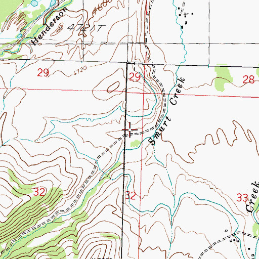 Topographic Map of Achegan Mine, MT
