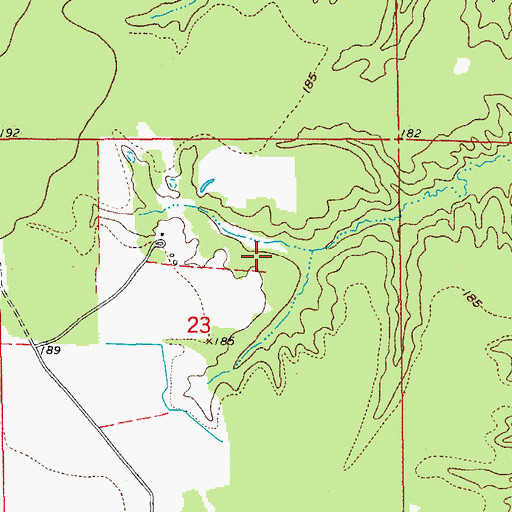 Topographic Map of Stone Lake, AR