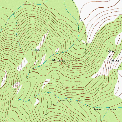 Topographic Map of SE NE Section 11 Mine, MT
